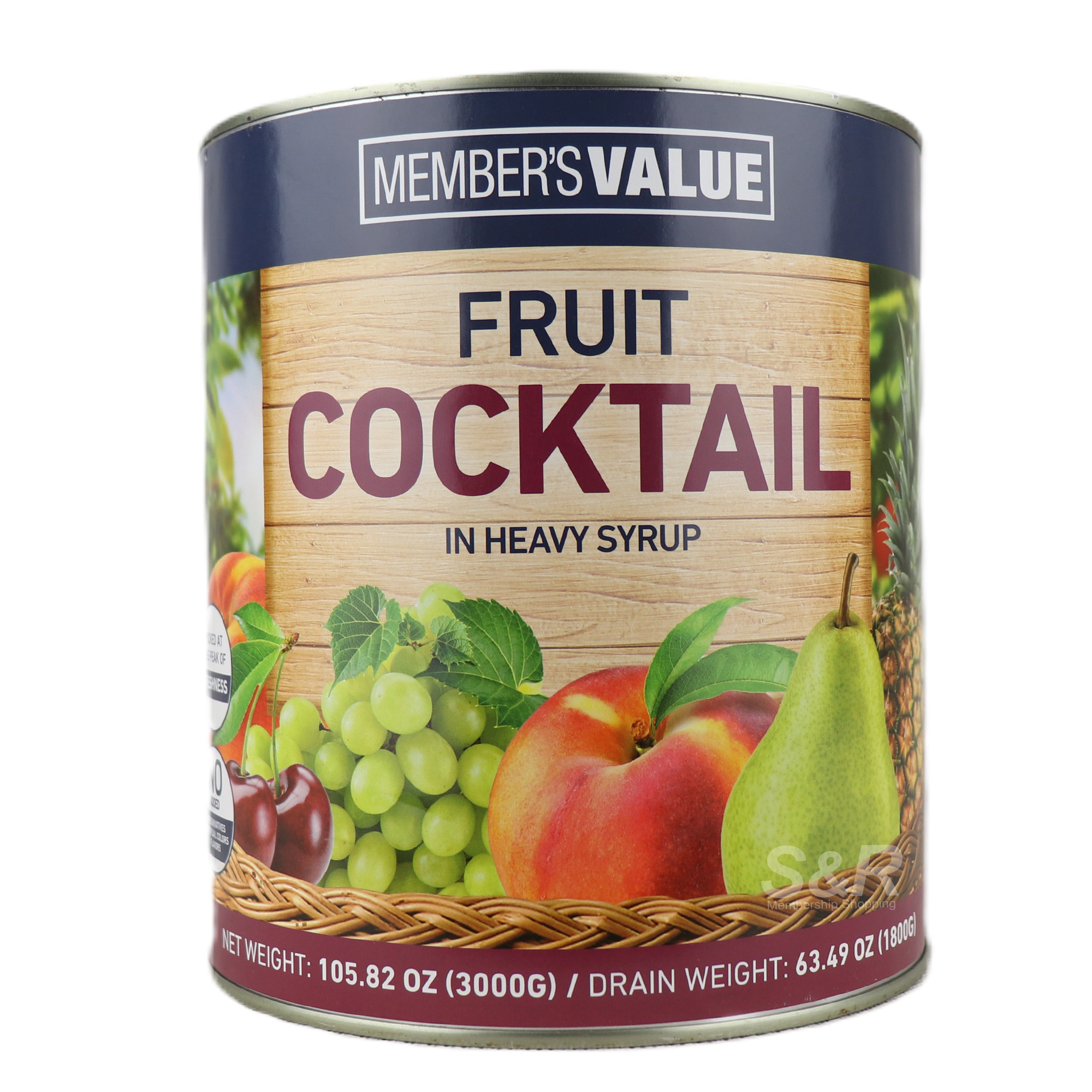 Member's Value Fruit Cocktail 3000g Member's Value Fruit Cocktail 3000g